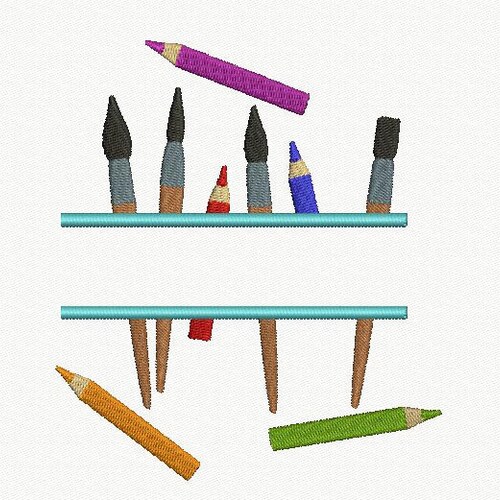 Split Tools Machine Embroidery Design 1 Size Etsy