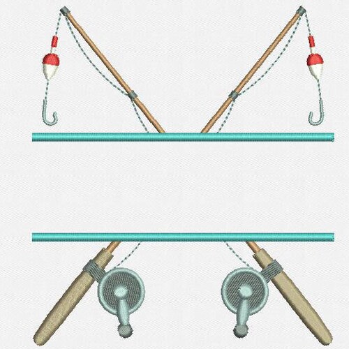Fishing Boy Machine Embroidery Design Etsy