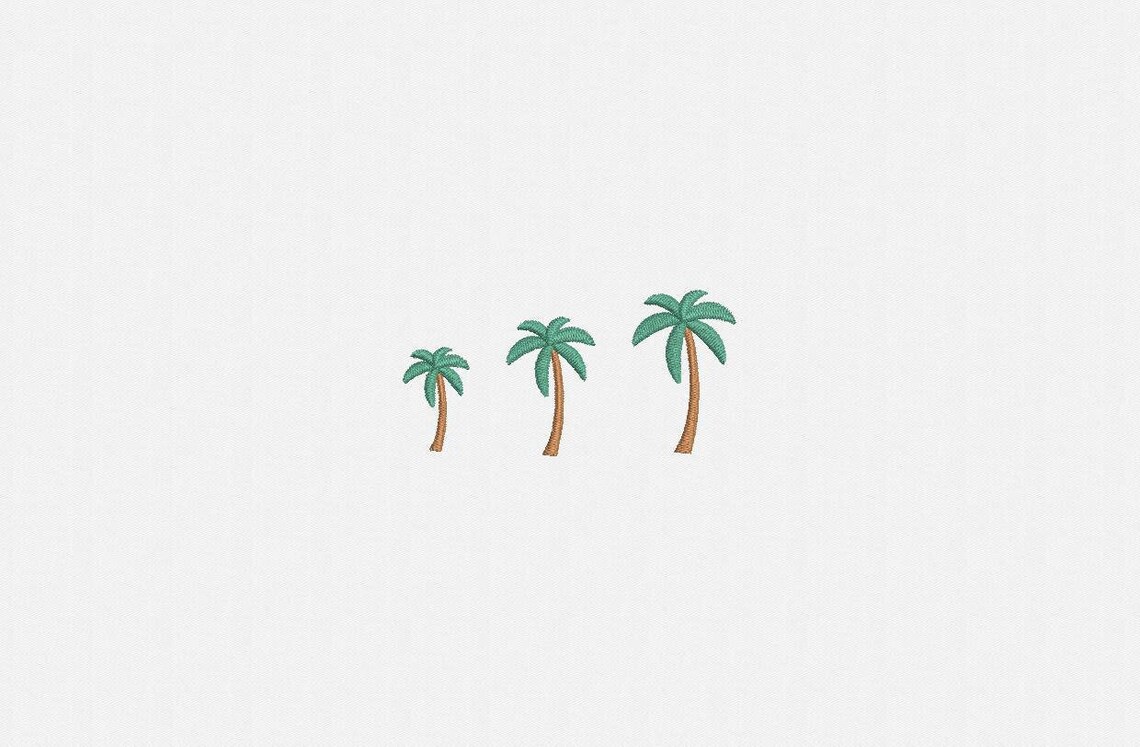 Mini Palm Tree Machine Embroidery Design 3 Sizes Etsy Mini Palm Tree Machine Embroidery Design 3 Sizes Etsy