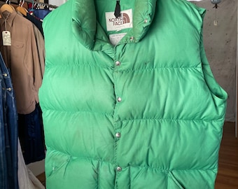 ジャケット・アウター THE NORTH FACE 70s vintage down vest Vintage 70s The North Face Mens Large Down Vest Tan | eBay