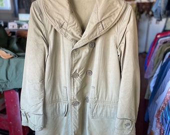 1940s WWII Mackinaw Jeep Coat size 38