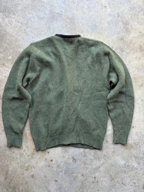 1960s Green Fuzzy Cardigan Sweater Rinardo Large - Etsy