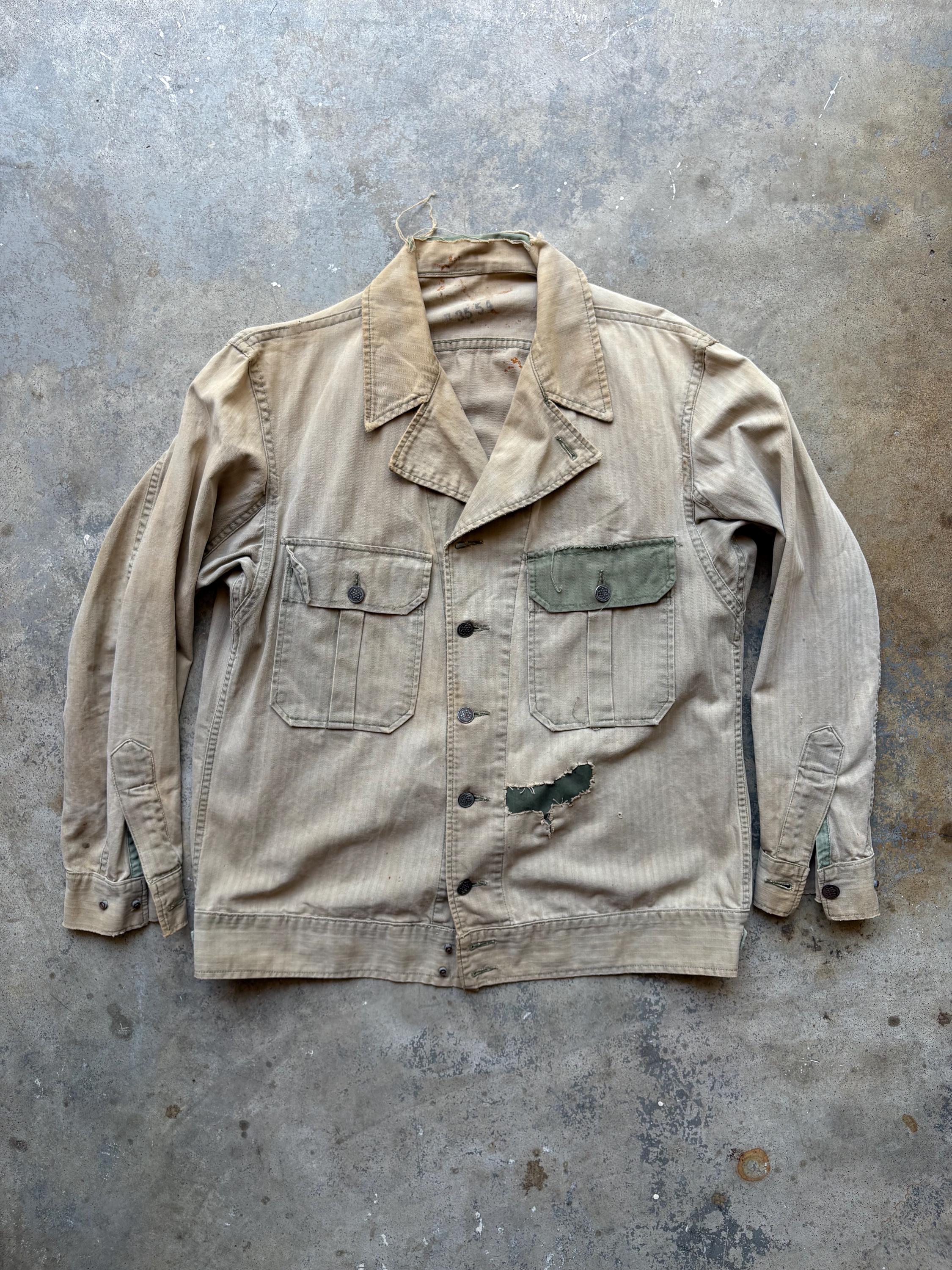 ジャケット・アウター 40's US Army M-41 HBT Jacket 1st Model 40's Vintage US Army M41 HBT Jacket – Vinson House