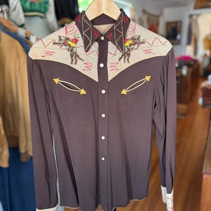 トップス 50s 60s BarC DENIM WESTERN SHIRT 50s Western Shirt – WEST2WESTPORT.com