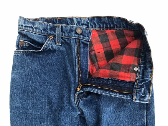 flannel lined jeans levis