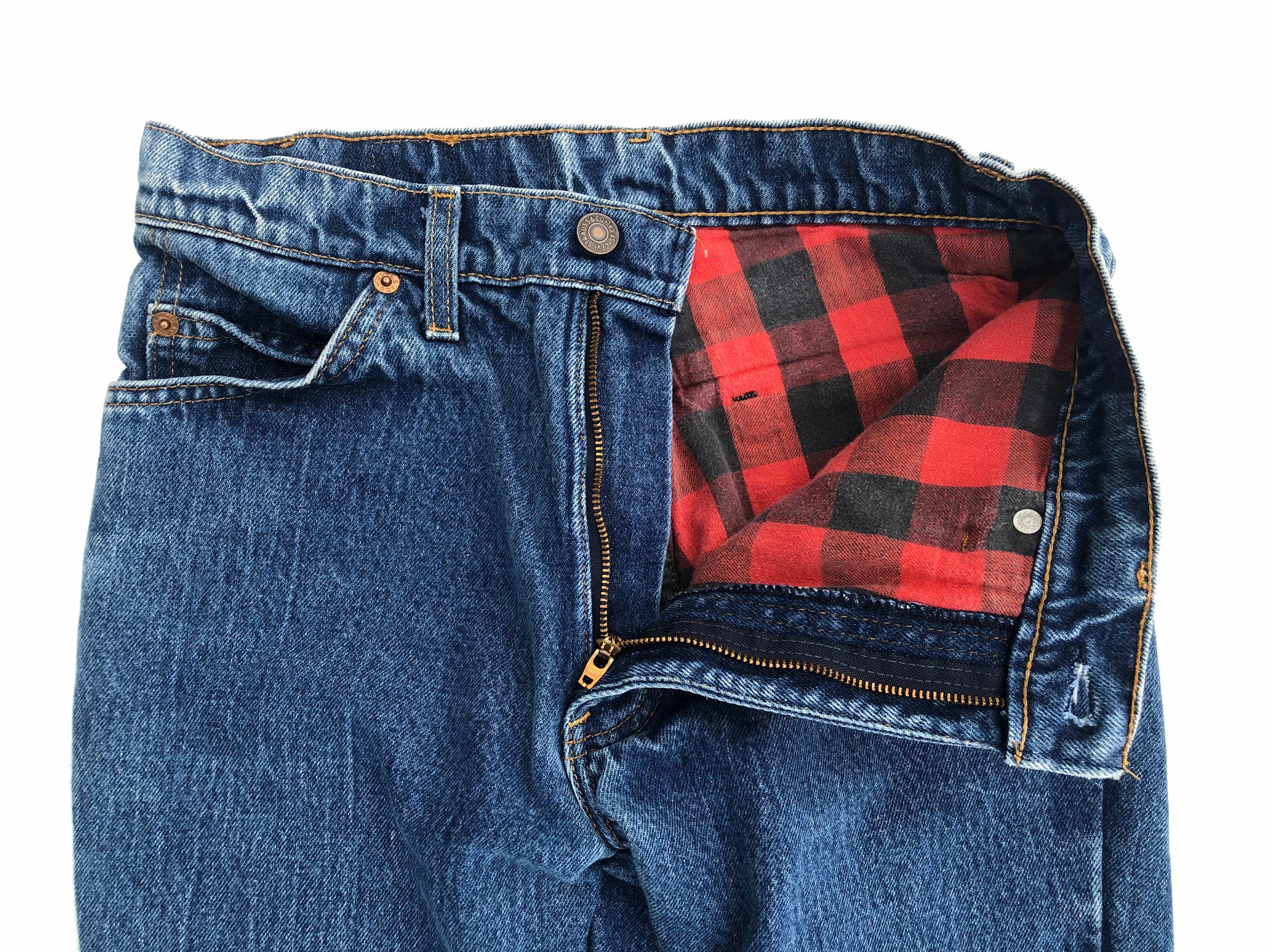 flannel lined levis
