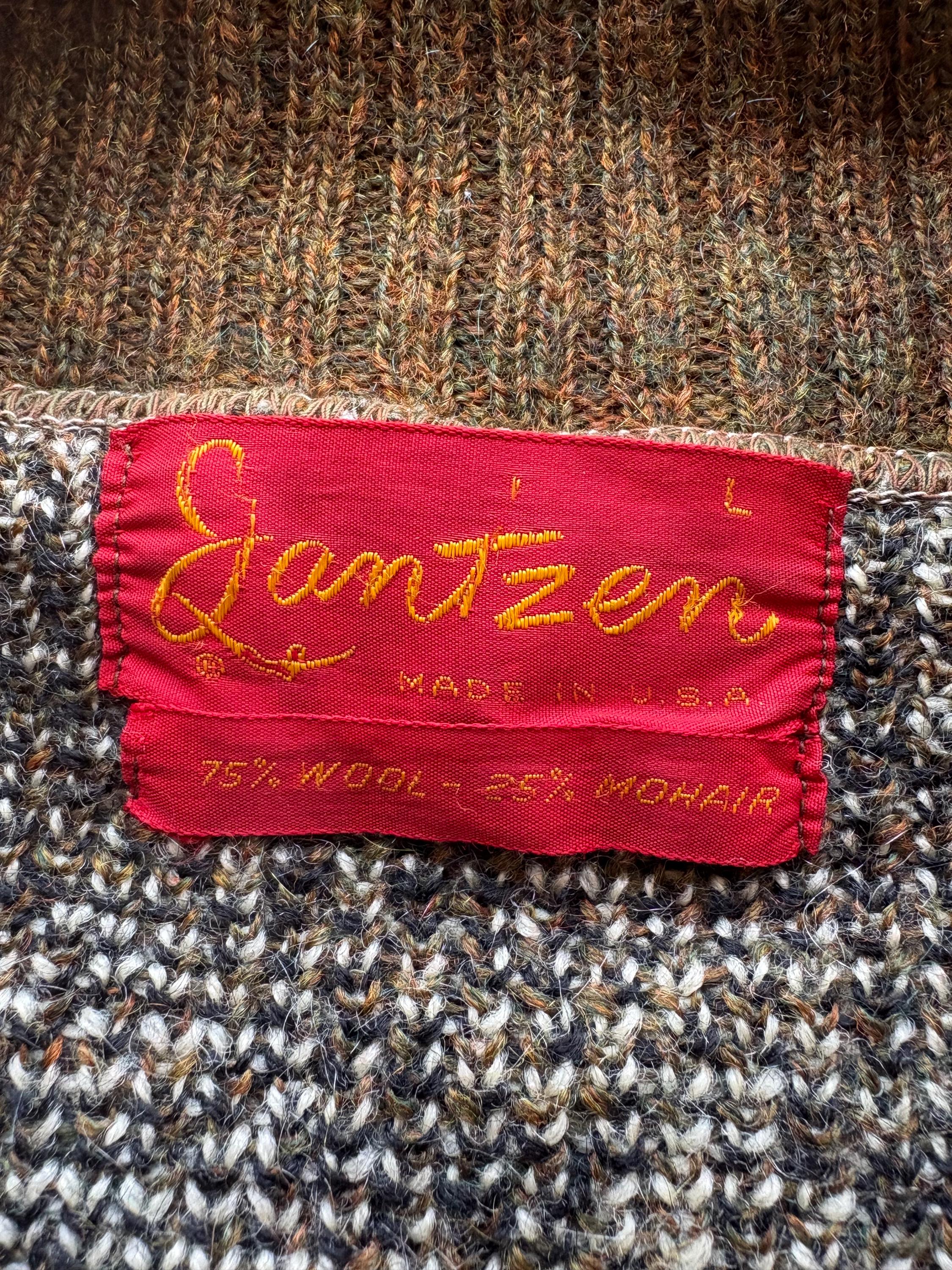 1960s Jantzen Mohair Zip up Cardigan Sweater Large - Etsy