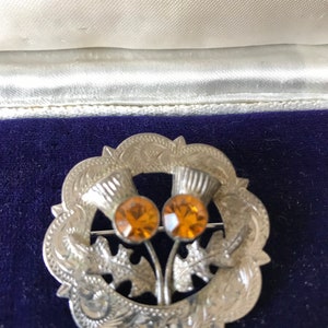 A Classic Scottish Edinburgh Hallmarked Silver Brooch    SKU2143