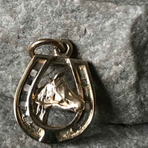 A Lucky Horseshoe Pendant Or Charm   SKU3866