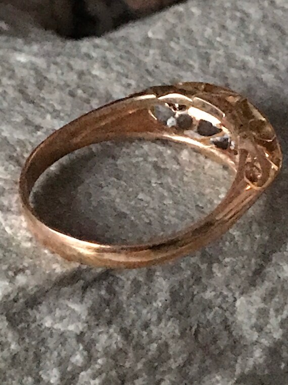 A Wonderful Victorian Style  Ruby And Diamond Rin… - image 10