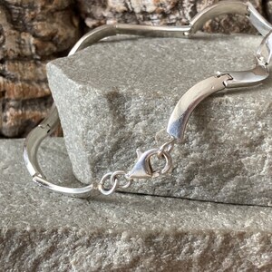 A Pretty Modern S Link Silver Bracelet        SKU8104