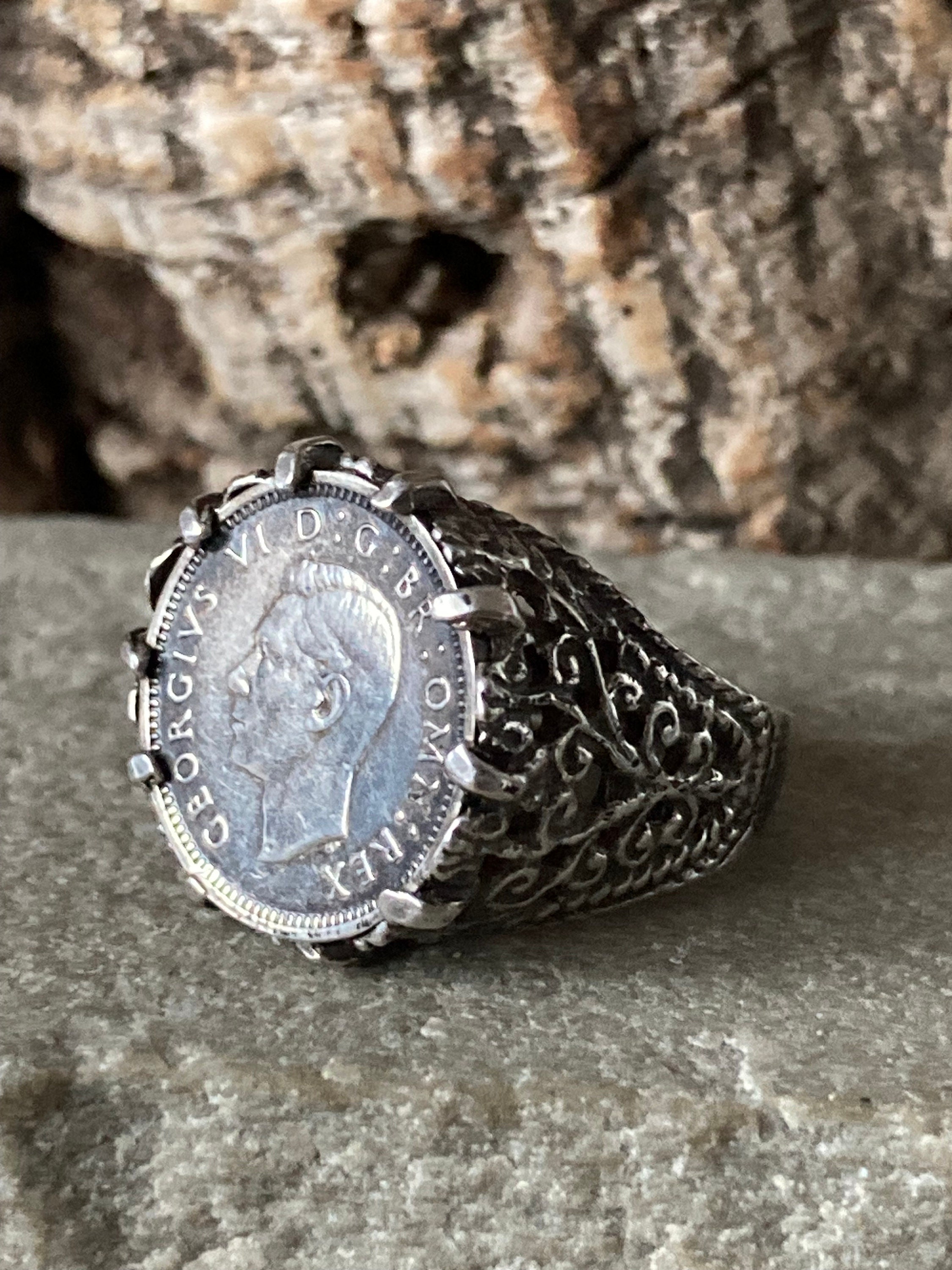 Rings made from silver coins sale