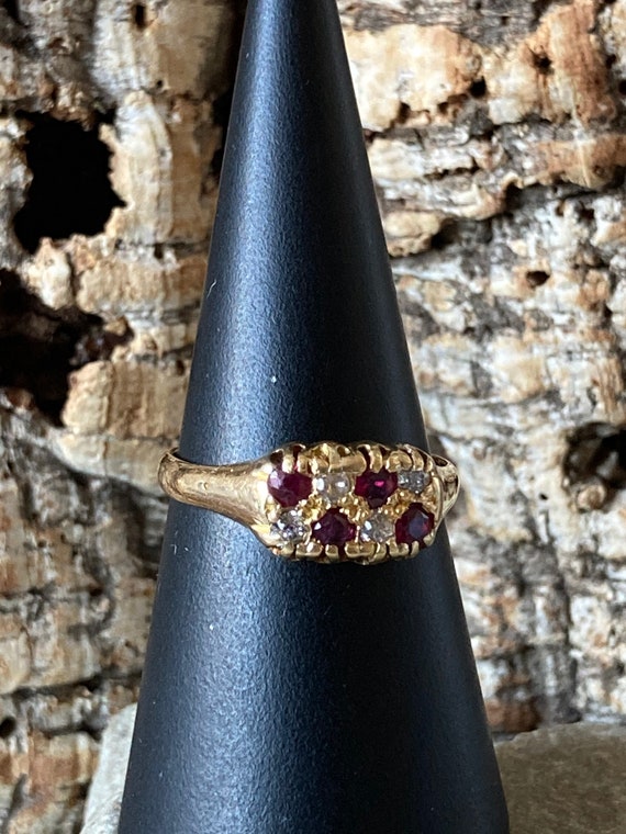 A Wonderful And Unusual Victorian Ruby And Diamon… - image 8