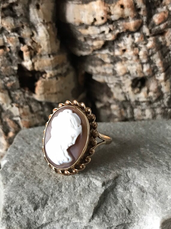 A Statement Classic Vintage Cameo Ring   SKU3485 - image 3