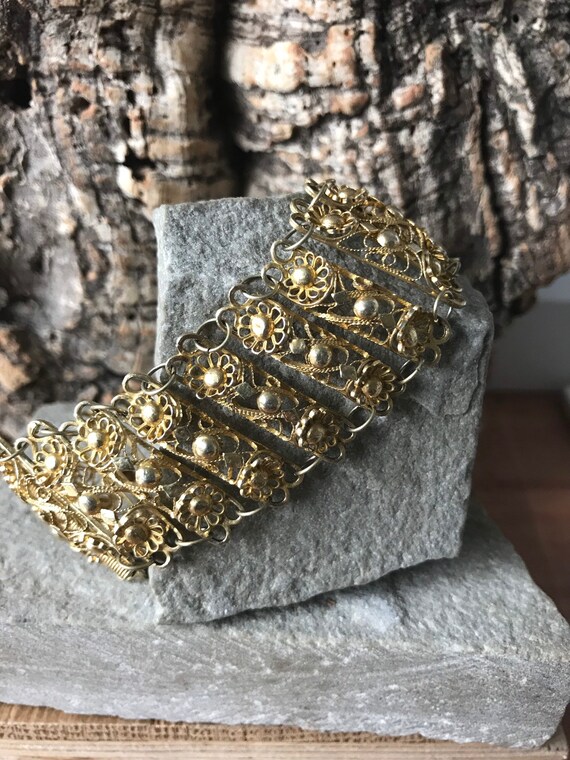 Bracelet in silver-gilt Fortune - Alix D. Reynis