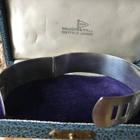A Vintage Silver Bangle By The Renown Maker Charl… - image 5