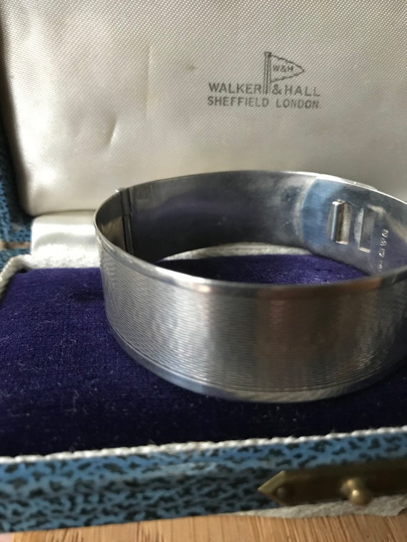 A Vintage Silver Bangle By The Renown Maker Charl… - image 3