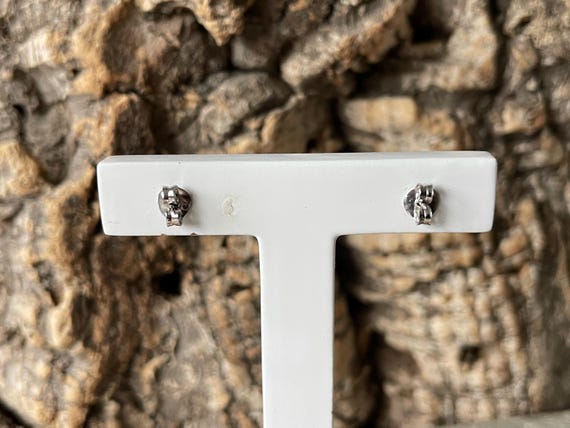 Classic Rectangular Blue Topaz Stud Earrings In 9… - image 5