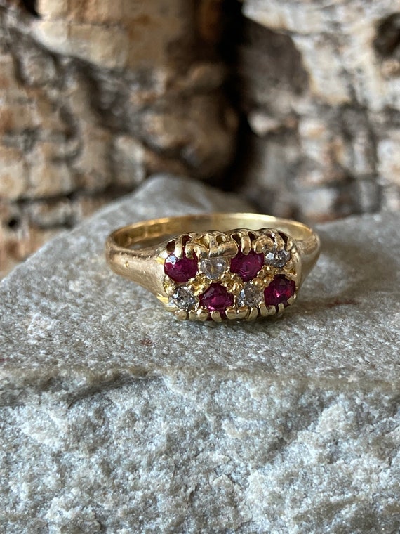 A Wonderful And Unusual Victorian Ruby And Diamon… - image 10