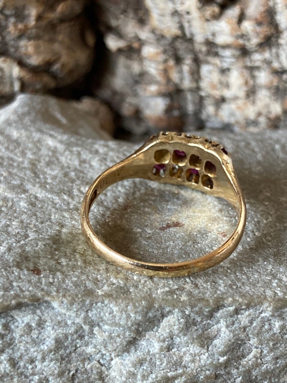 A Wonderful And Unusual Victorian Ruby And Diamon… - image 3