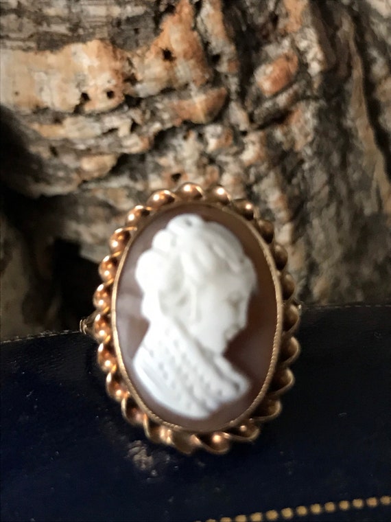 A Statement Classic Vintage Cameo Ring   SKU3485 - image 1