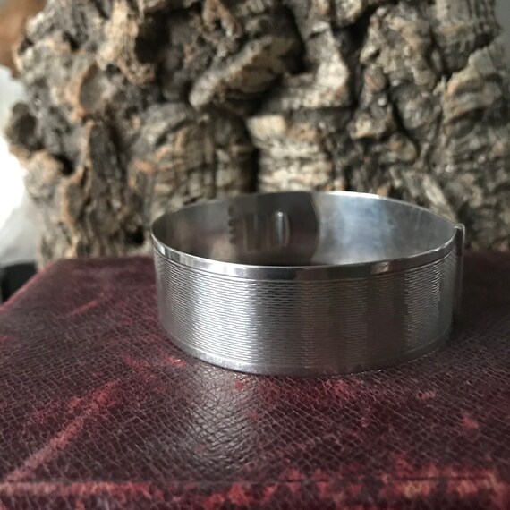 A Vintage Silver Bangle By The Renown Maker Charl… - image 9