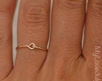 Gold Ring, Gold Filled Ring, Eternity Ring, Simple Gold Ring, gift for her, bridal gift, anniversary thin gold or silver ring