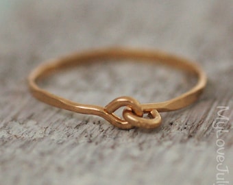 Knot ring, gold knot ring, silver knot ring, knot knuckle ring, above knuckle ring, knuckle ring, friendship ring