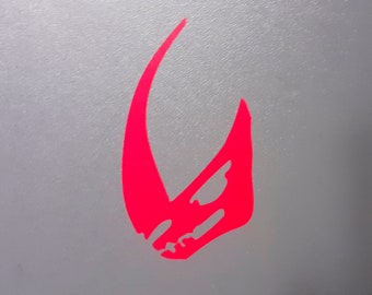 Mando Mudhorn Sigil Armour Shoulder Vinyl Decal