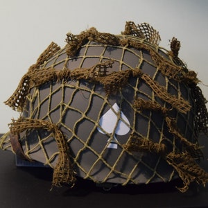 WW2 US 101st Helmet with Scrim & Net