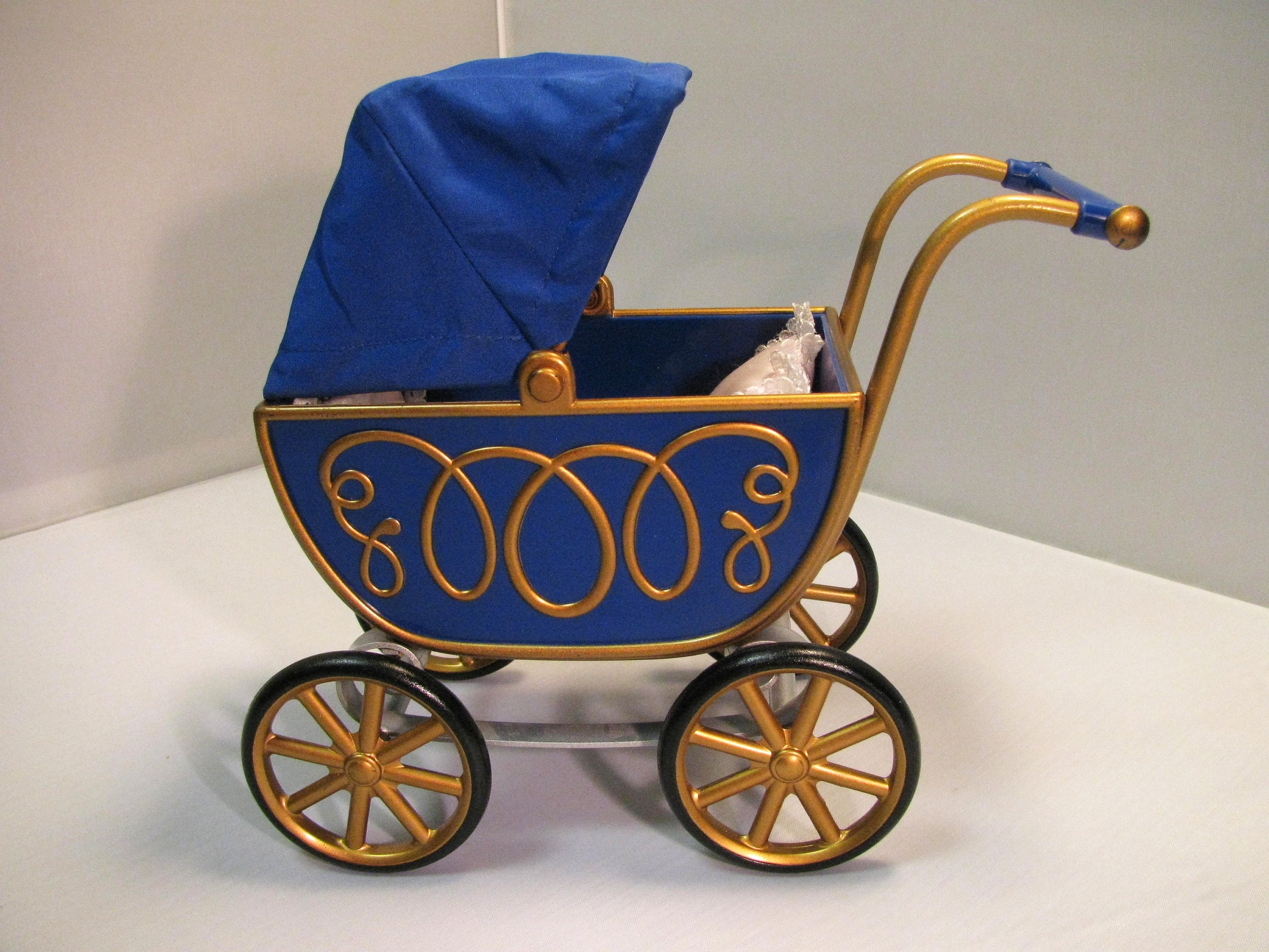 American Girl Angelina Ballerina Blue and Gold Baby Buggy Doll Carriage Doll Stroller Vintage 2002 Used Doll Accessory Etsy Canada