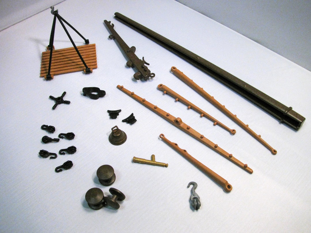 PLAYMOBIL Pirate Ship Parts Deck Mooring Cleat Stern Sail Etsy