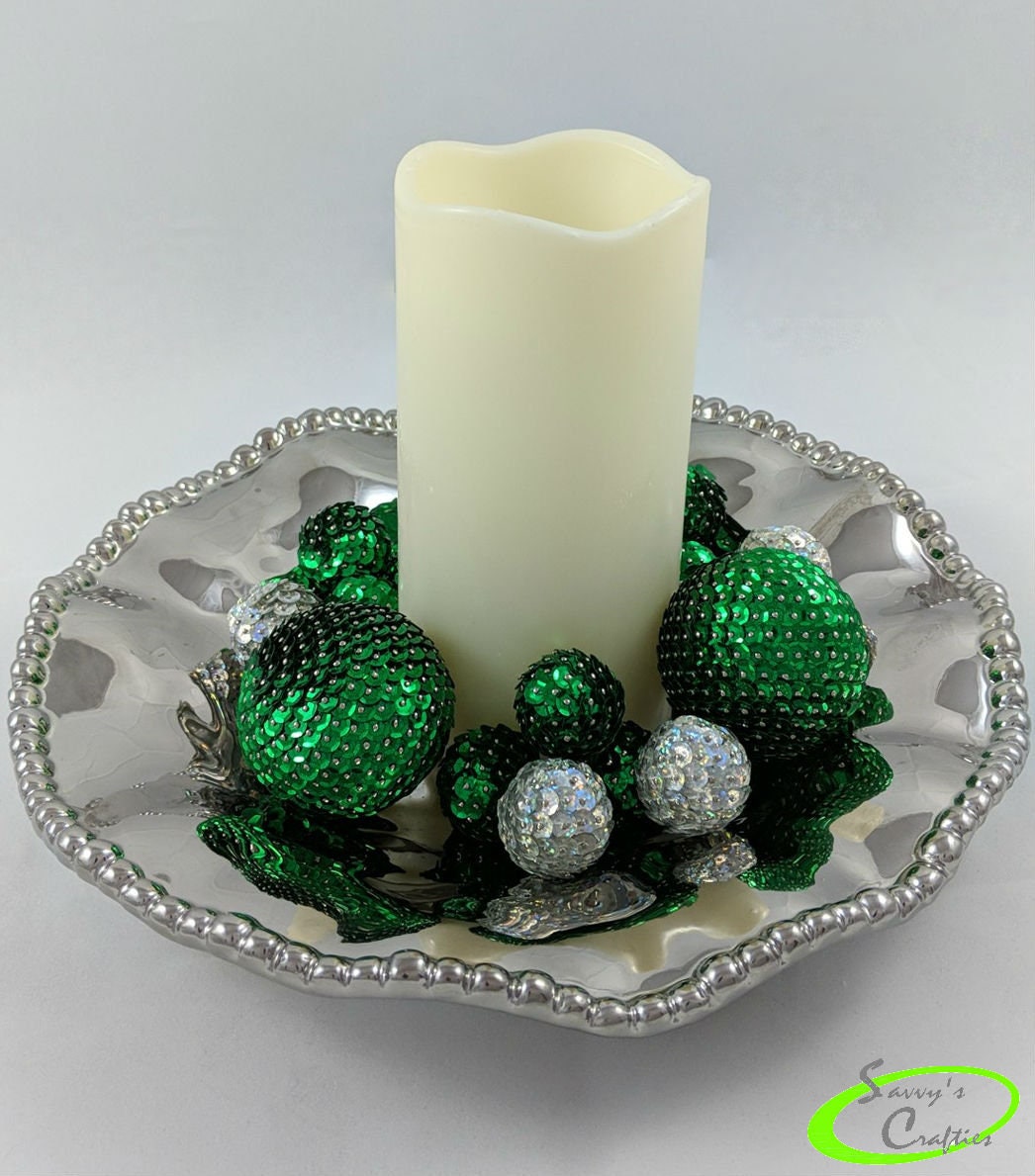 3 Starry Sequin Ornament Vase Filler Table Decoration Etsy