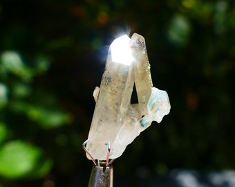 Rare Ajoite in Quartz - Messina Mine South Africa 9.13 Size: 26x15x10 mm