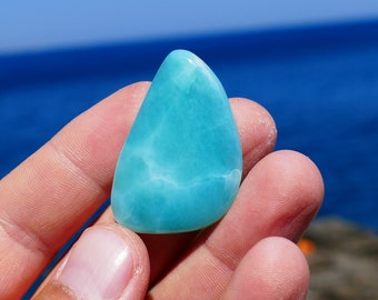 AAA Grade Larimar Cabochon 51.4