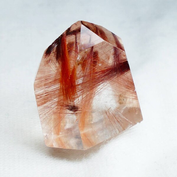 Red Rutilated Quartz Polished Crystal Point