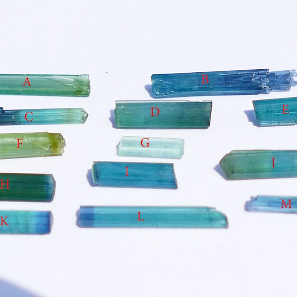 ONE Fine Quality  Multi Color Tourmaline Crystal 30.9 Small Size