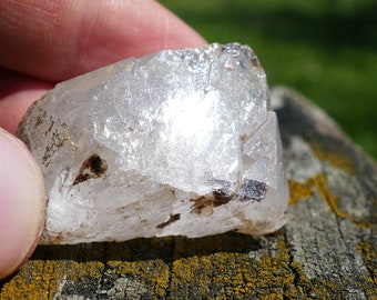 Terminated Quartz Crystal Point - Raw Unpolished Quartz Point 27.4