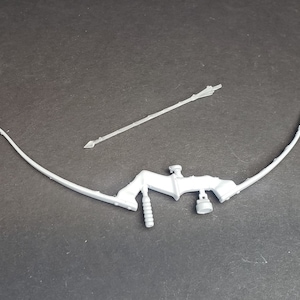 G.I. Joe Classified - Storm Shadow&#39;s Bow & Arrow Set / 80&#39;s  Style -  6&quot; inch or 1:12 Scale - 80&#39;s G.I. Joe - Sunbow Cartoon - Unpainted