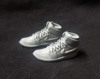 1's Ones Basketball Style Shoes -  6" inch or 1:12 Scale - Custom Marvel Legends DC Multiverse