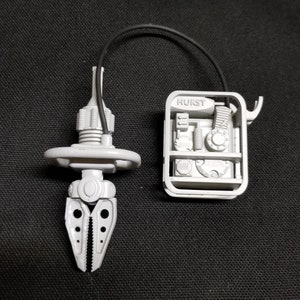 G.I. Joe Classified - Ripper&#39;s Backpack / Jaws  -  6&quot; inch or 1:12 Scale - 80&#39;s Zartan Dreadnoks - Sunbow Cartoon - Unpainted