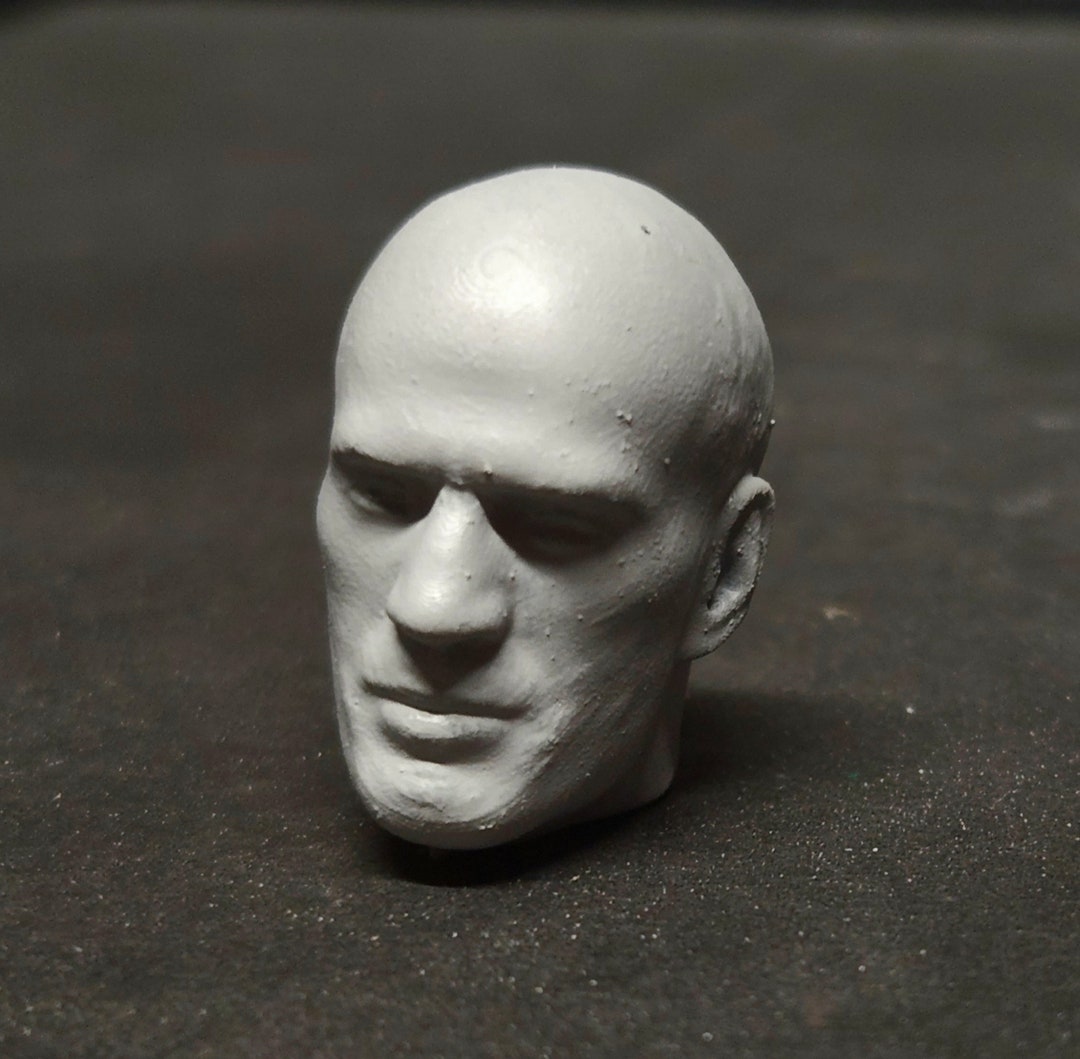 112 Scale Head Sculpt Inspired by Jason Statham Custom 6 Action Figure