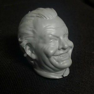 1:12 Scale Head Sculpt inspired by Jack Nicholson - Custom 6&quot; Action Figure Head