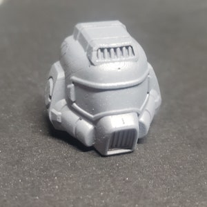 Doom Helmet - 6&quot; inch or 1:12 Scale - Unpainted - Doom Video Game Space Marine