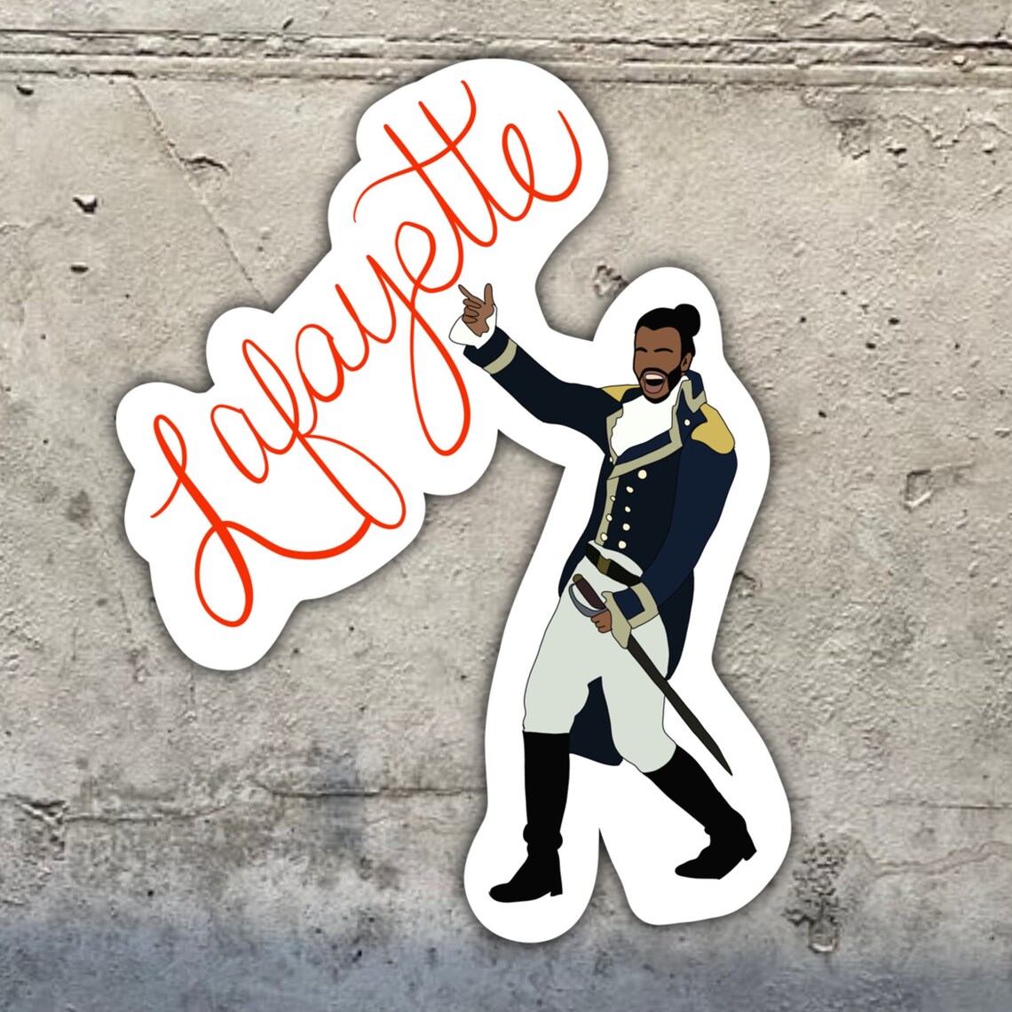 Lafayette hamilton Daveed Diggs sticker decal Etsy