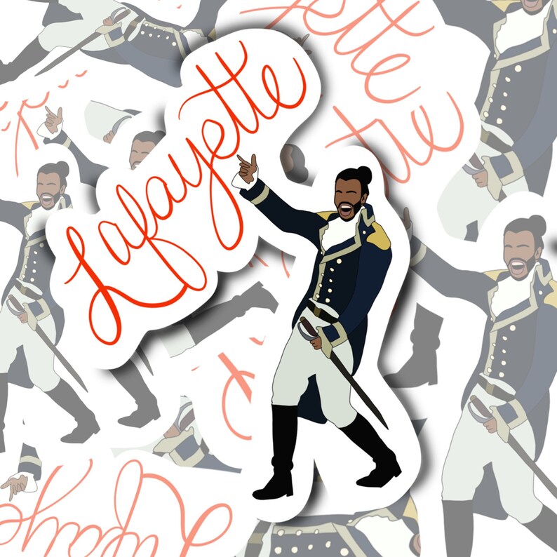Lafayette hamilton Daveed Diggs sticker decal Etsy