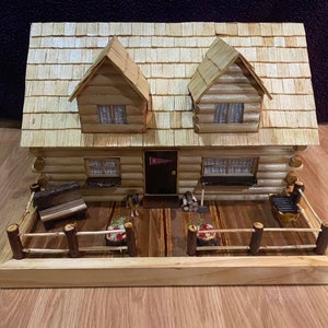 Companion / Couples Custom Log Cabin Urn