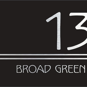 Designer House Sign. address plaque