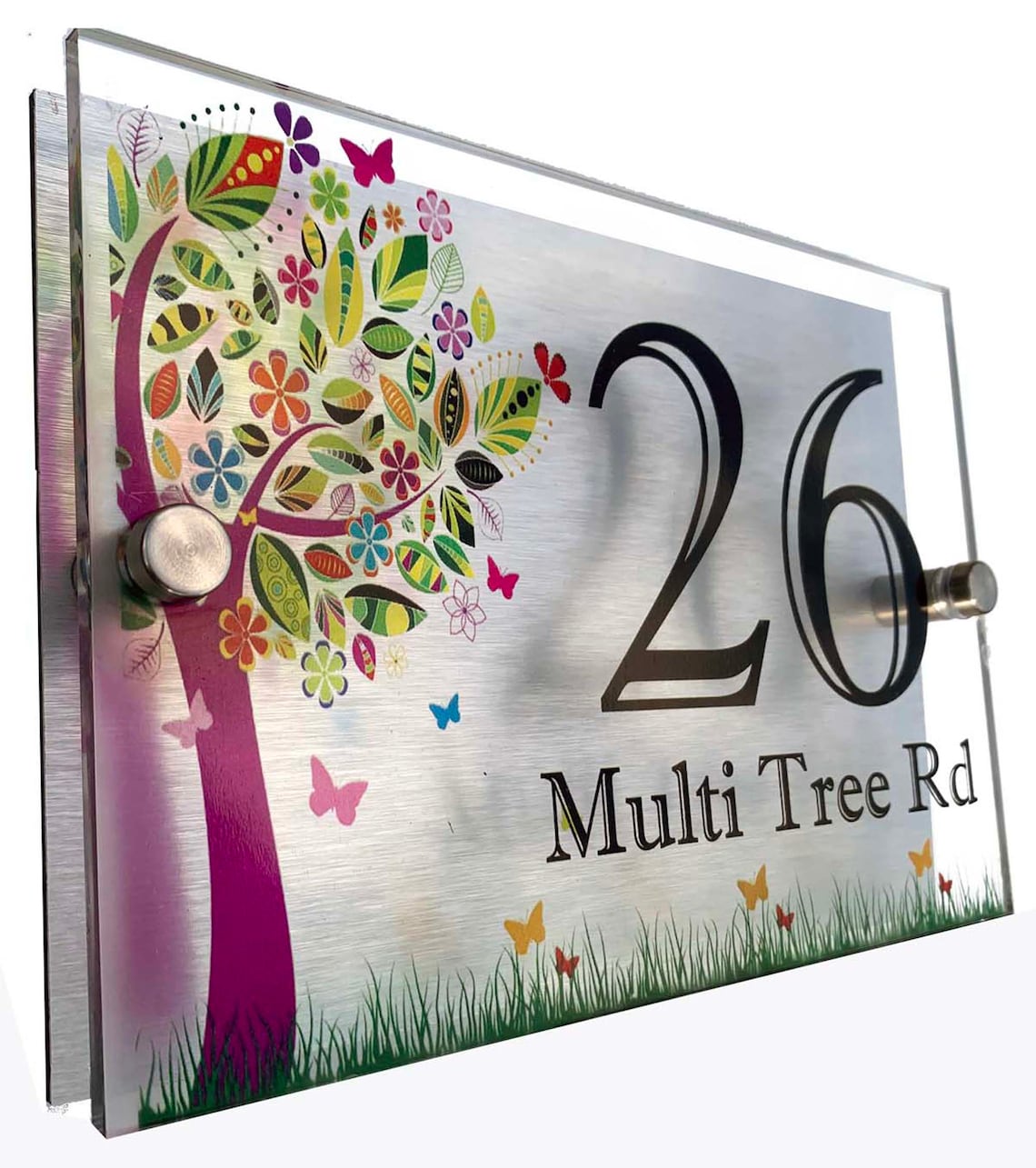 Custom Acrylic House Number Plaque Etsy