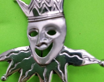 Unique Lang Vintage Sterling Silver Brooch from 40s/50sfree shipping